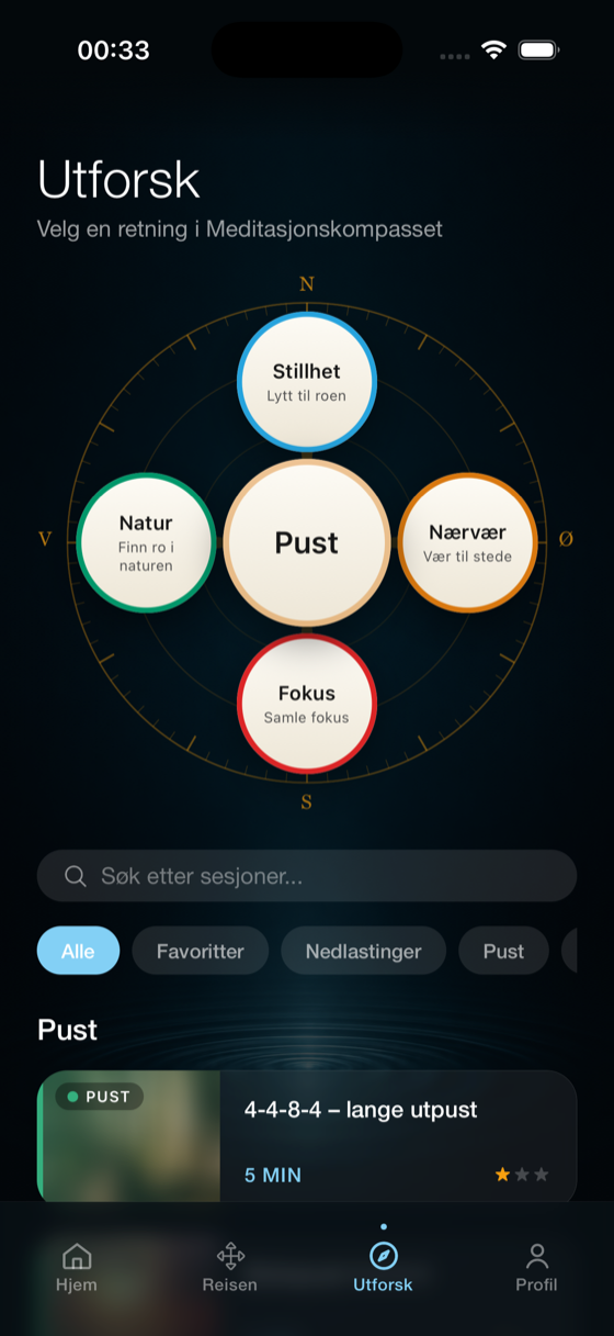 Una — Meditasjonskompasset